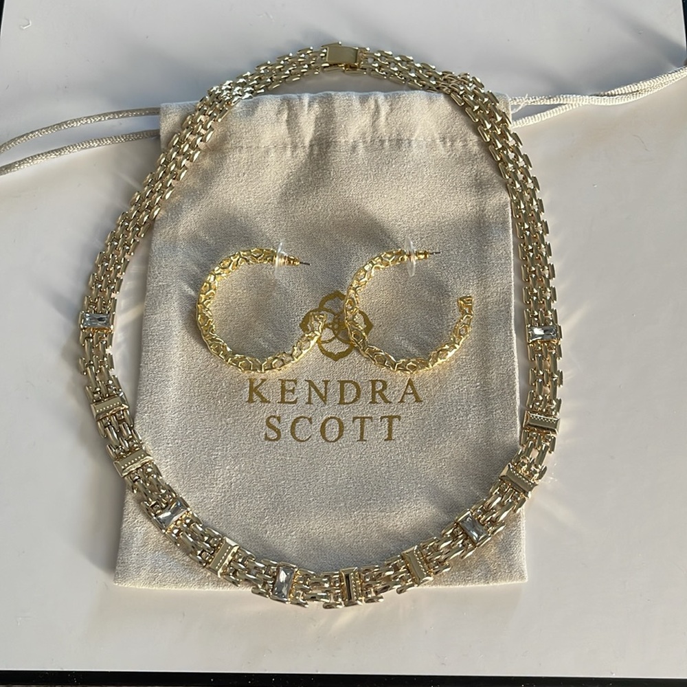 Kendra Scott Necklace and Earrings